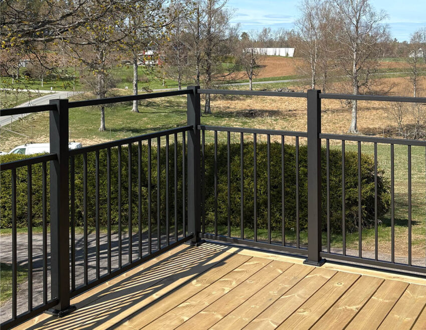 Balkongräcke aluminium Voxtorp - Räcke 110 cm höjd