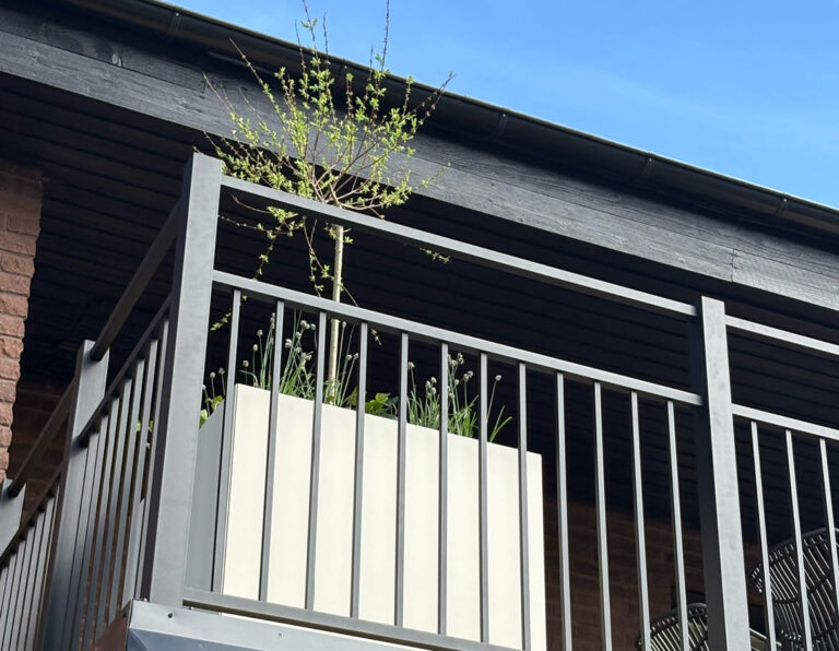 Balkongräcke aluminium Voxtorp - Räcke 110 cm höjd
